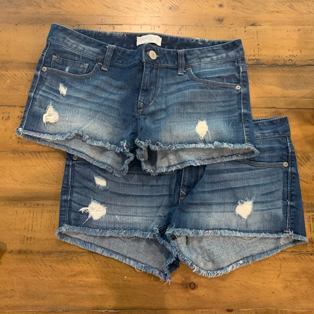 Express Denim Shorts (sz 6) $18 for both pairs
